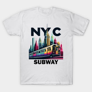 New York Subway NYC Subway Train T-Shirt